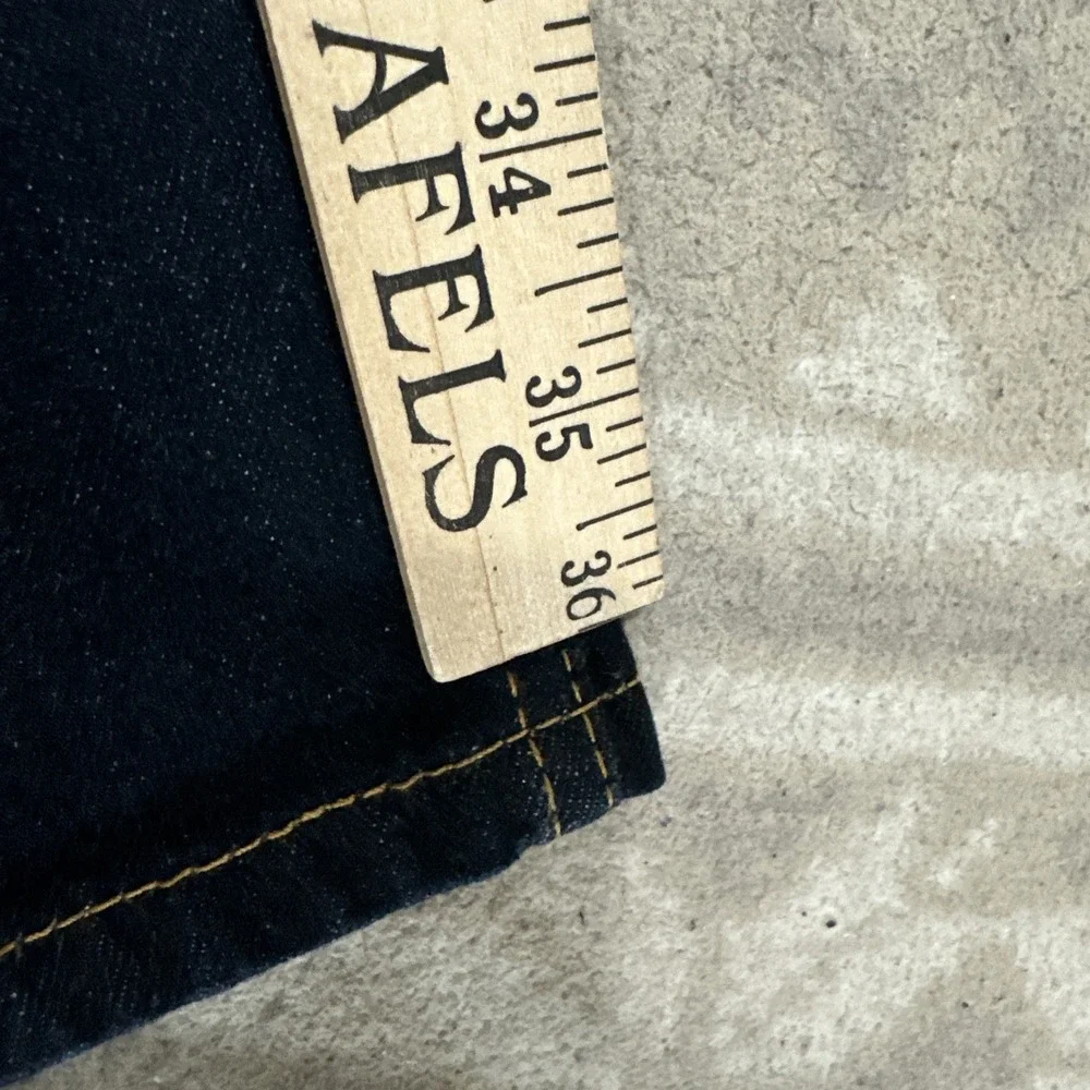 Levi's 505 Mens Jeans 40x38 B&T‎ Dark Blue Relaxed Fit Stretch Tapered Leg Denim